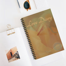 Load image into Gallery viewer, Love Diary / Spiral Notebook - Ruled Line